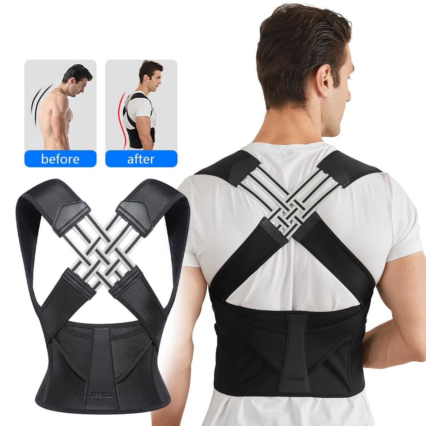 Back & Shoulder Support Brace